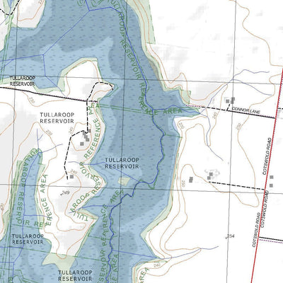 Getlost Maps Getlost Map 7623-1 CAMPBELLTOWN Victoria Topographic Map V16b 1:25,000 digital map