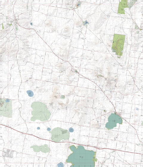 Getlost Maps Getlost Map 7623-3 WAUBRA Victoria Topographic Map V16b 1:25,000 digital map