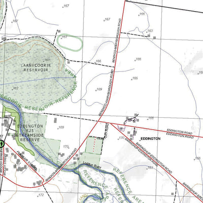 Getlost Maps Getlost Map 7624-2 LAANECOORIE Victoria Topographic Map V16b 1:25,000 digital map