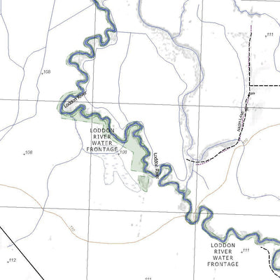 Getlost Maps Getlost Map 7625-2 KINYPANIAL Victoria Topographic Map V16b 1:25,000 digital map