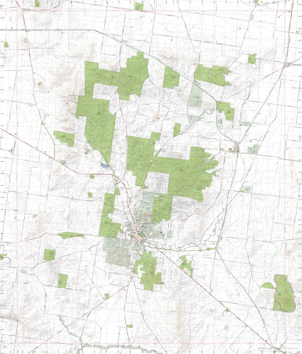 Getlost Map 7625-3 WEDDERBURN Victoria Topographic Map V16b 1:25,000 by ...