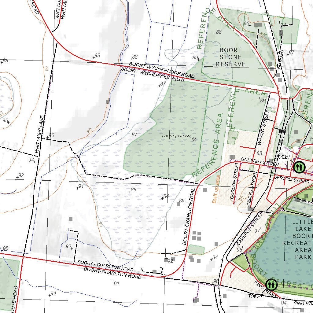 Botts Map Getlost Map 7625-4 BOORT Victoria Topographic Map V16b 1:25,000 by ...