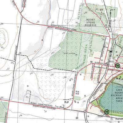 Getlost Maps Getlost Map 7625-4 BOORT Victoria Topographic Map V16b 1:25,000 digital map