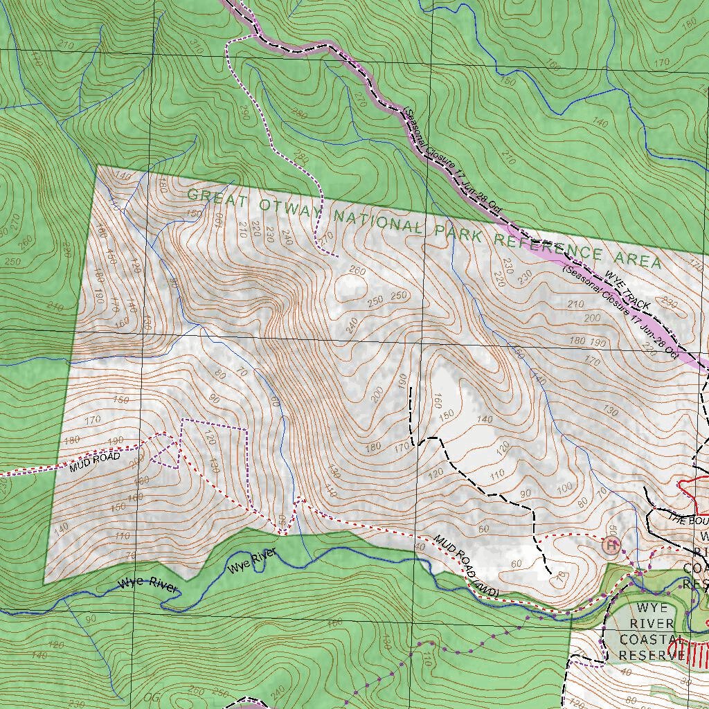 Getlost Map 76254-1 LORNE Victoria Topographic Map V16b 1:25,000 by ...