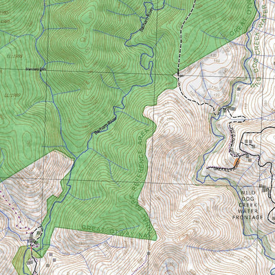 Getlost Maps Getlost Map 76254-4 BEECH FOREST Victoria Topographic Map V16b 1:25,000 digital map