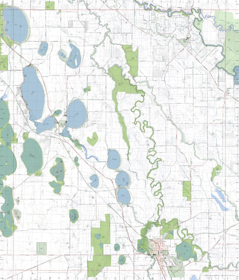 Getlost Maps Getlost Map 7626-1 KERANG Victoria Topographic Map V16b 1:25,000 digital map
