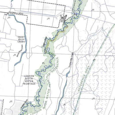 Getlost Maps Getlost Map 7626-2 TRAGOWEL Victoria Topographic Map V16b 1:25,000 digital map