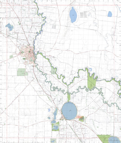 Getlost Maps Getlost Map 7627-3 SWAN HILL Victoria Topographic Map V16b 1:25,000 digital map