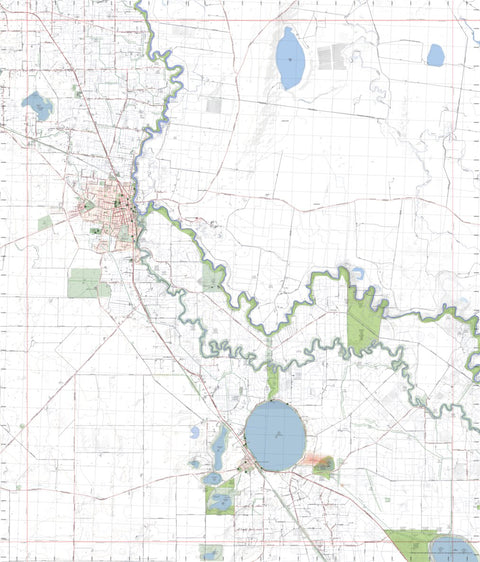 Getlost Maps Getlost Map 7627-3 SWAN HILL Victoria Topographic Map V16b 1:25,000 digital map