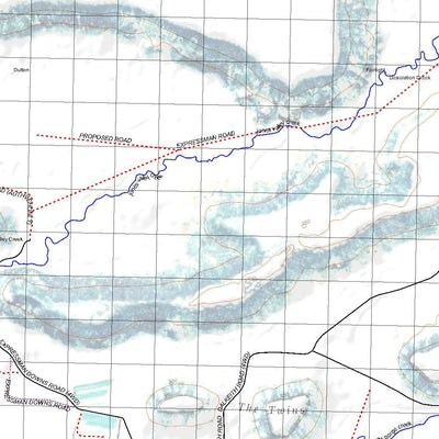 Getlost Maps Getlost Map 7656 MARATHON Qld Topographic Map V15 1:75,000 digital map