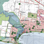 Getlost Maps Getlost Map 7721-7821 GEELONG-SORRENTO Victoria Topographic Map V16b 1:75,000 digital map