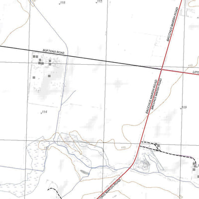 Getlost Maps Getlost Map 7722-2 YOU YANGS Victoria Topographic Map V16b 1:25,000 digital map