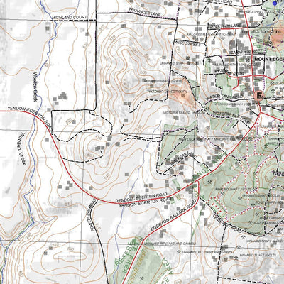 Getlost Maps Getlost Map 7722-4 BALLAN Victoria Topographic Map V16b 1:25,000 digital map