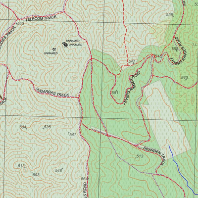 Getlost Maps Getlost Map 7723-1-S MALMSBURY SOUTH Topographic Map V10e 1:25,000 bundle exclusive