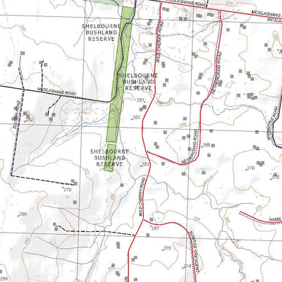 Getlost Maps Getlost Map 7724-3 LOCKWOOD Victoria Topographic Map V16b 1:25,000 digital map