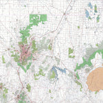 Getlost Maps Getlost Map 7724-7824 BENDIGO-HEATHCOTE Victoria Topographic Map V16b 1:75,000 digital map