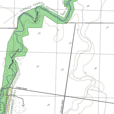 Getlost Maps Getlost Map 7725-1 PATHO Victoria Topographic Map V16b 1:25,000 digital map