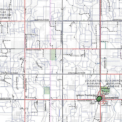 Getlost Maps Getlost Map 7725-7825 MITIAMO-ECHUCA Victoria Topographic Map V16b 1:75,000 digital map