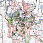 Getlost Maps Getlost Map 7725-7825 MITIAMO-ECHUCA Victoria Topographic Map V16b 1:75,000 digital map