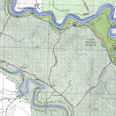 Getlost Maps Getlost Map 7726-4 KOONDROOK Victoria Topographic Map V16b 1:25,000 digital map