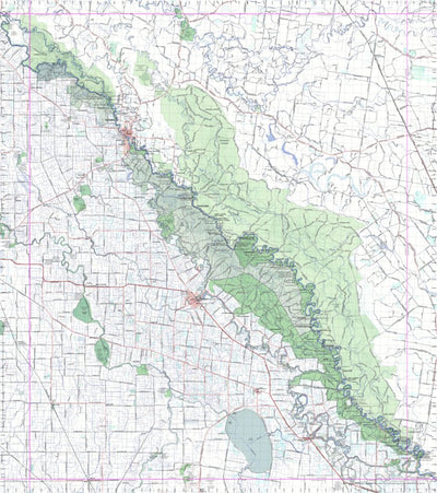 Getlost Maps Getlost Map 7726 COHUNA NSW Topographic Map V15 1:75,000 digital map