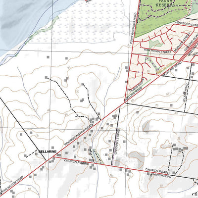 Getlost Maps Getlost Map 7821-4 PORTARLINGTON Victoria Topographic Map V16b 1:25,000 digital map