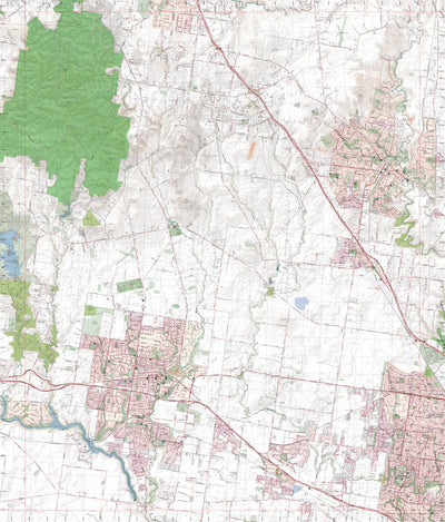 Getlost Maps Getlost Map 7822-4 SUNBURY Victoria Topographic Map V16b 1:25,000 digital map