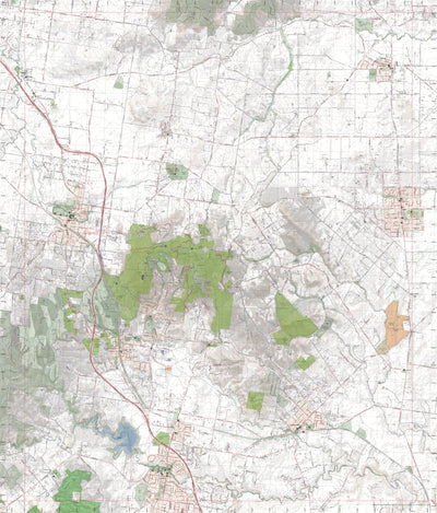 Getlost Maps Getlost Map 7823-3 LANCEFIELD Victoria Topographic Map V16b 1:25,000 digital map