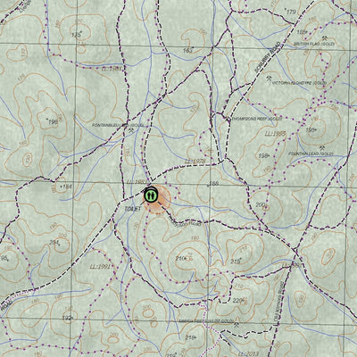 Getlost Maps Getlost Map 7824-1 COLBINABBIN Victoria Topographic Map V16b 1:25,000 digital map