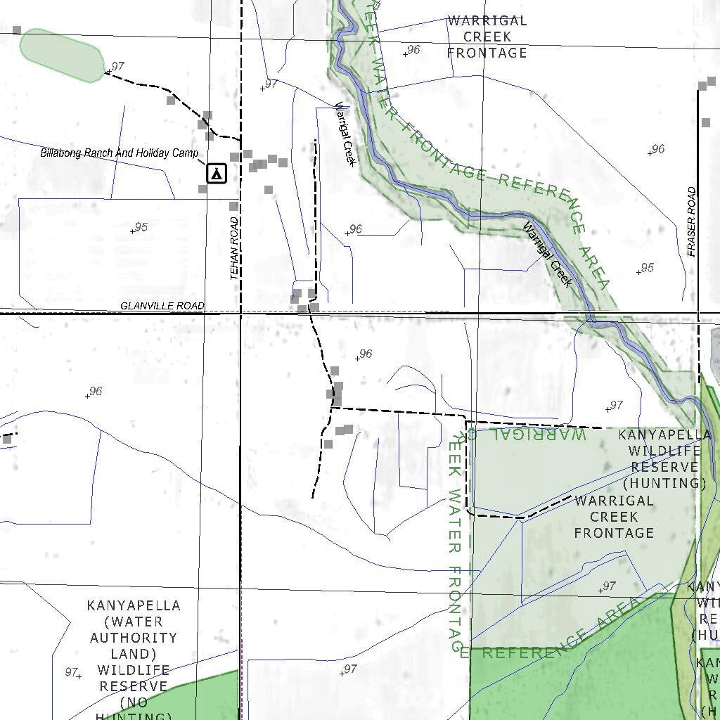 Getlost Map 7825-1 ECHUCA Victoria Topographic Map V16b 1:25,000 by ...