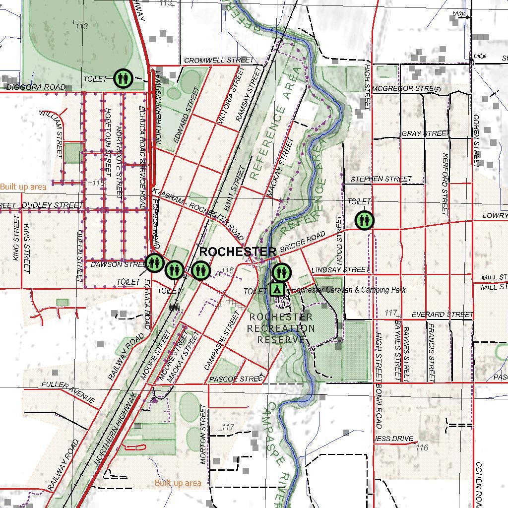 Getlost Map 7825-3 ROCHESTER Victoria Topographic Map V16b 1:25,000 by ...