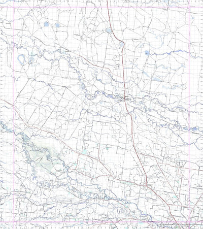 Getlost Maps Getlost Map 7827 WANGANELLA NSW Topographic Map V15 1:75,000 digital map