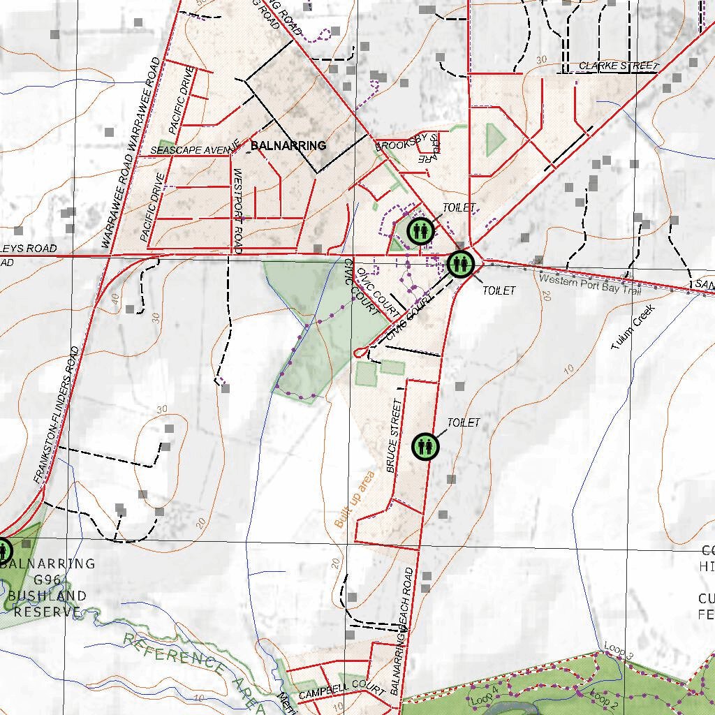 Getlost Map 7921-3 HASTINGS Victoria Topographic Map V16b 1:25,000 by ...