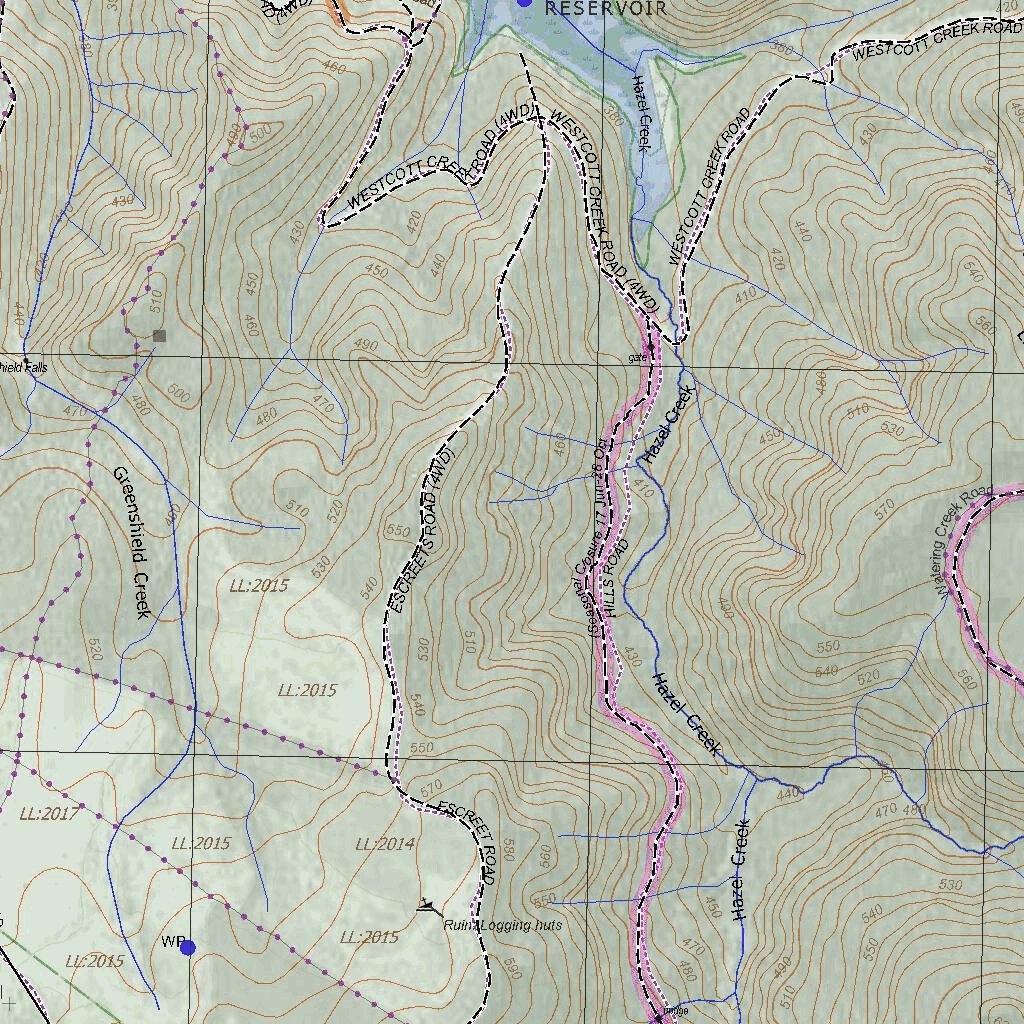 Getlost Map 7923-3 KINGLAKE Victoria Topographic Map V16b 1:25,000 by ...