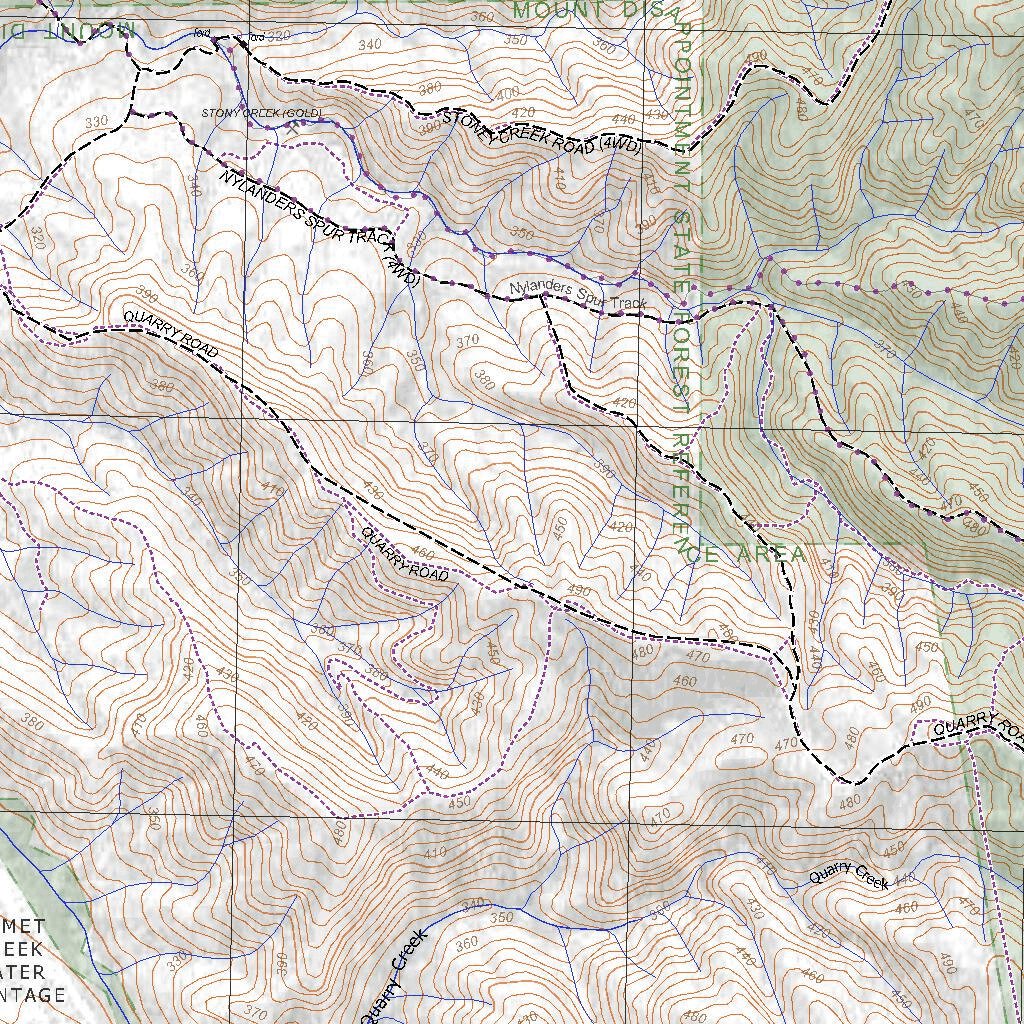 Getlost Map 7923-3 KINGLAKE Victoria Topographic Map V16b 1:25,000 by ...