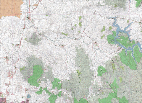 Getlost Maps Getlost Map 7923-8023 YEA-ALEXANDRA Victoria Topographic Map V16b 1:75,000 digital map