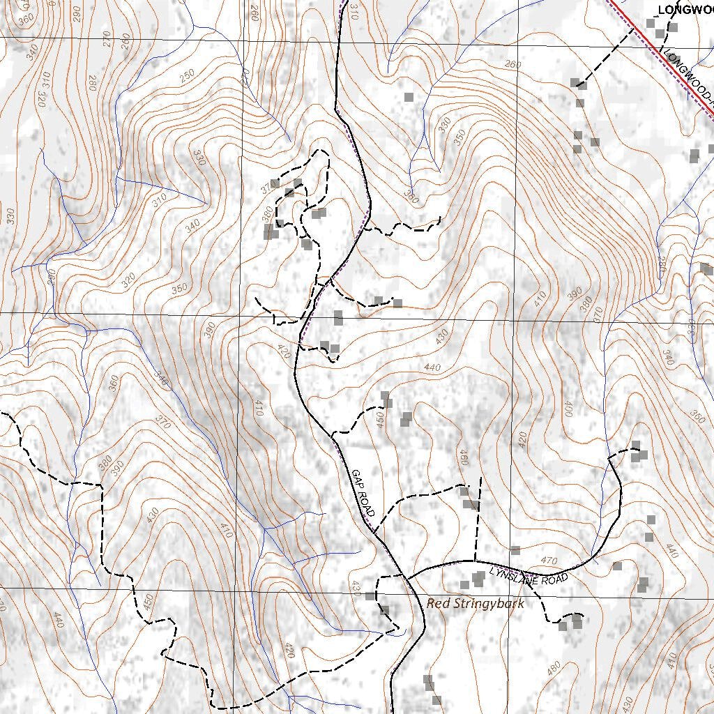 Getlost Map 7924-2 LONGWOOD Victoria Topographic Map V16b 1:25,000 by ...