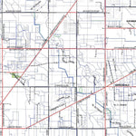 Getlost Maps Getlost Map 7925-8025 SHEPPARTON-DOOKIE Victoria Topographic Map V16b 1:75,000 digital map