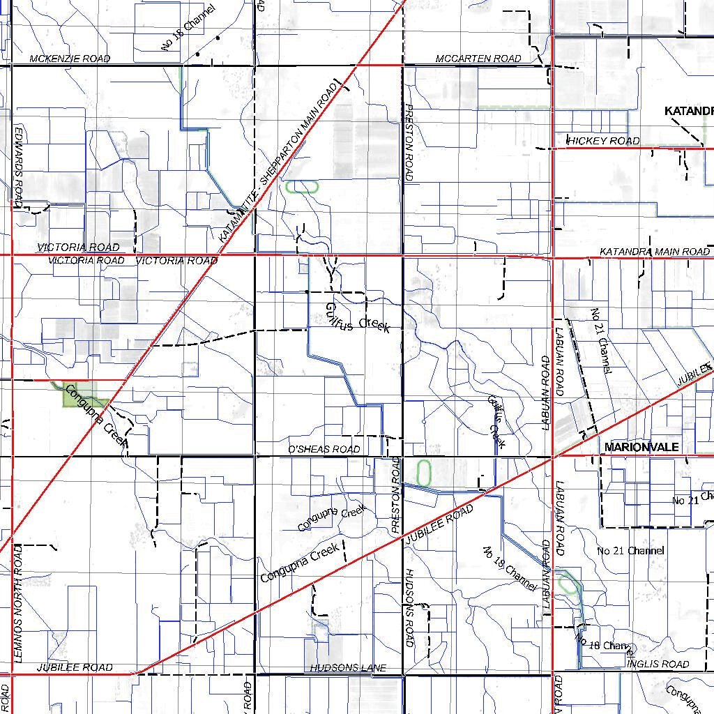 Getlost Map 7925-8025 SHEPPARTON-DOOKIE Victoria Topographic Map V16b 1 ...