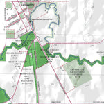 Getlost Maps Getlost Map 8025-N Telford Topographic Map V13 1:25,000 bundle exclusive