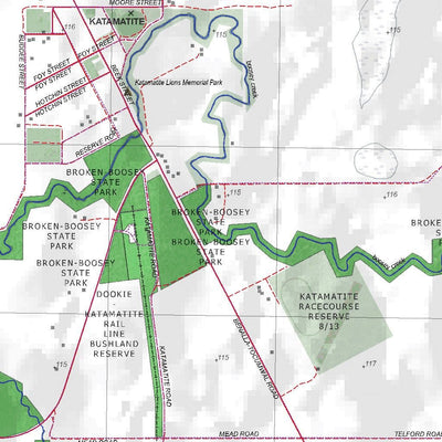 Getlost Maps Getlost Map 8025-N Telford Topographic Map V13 1:25,000 bundle exclusive