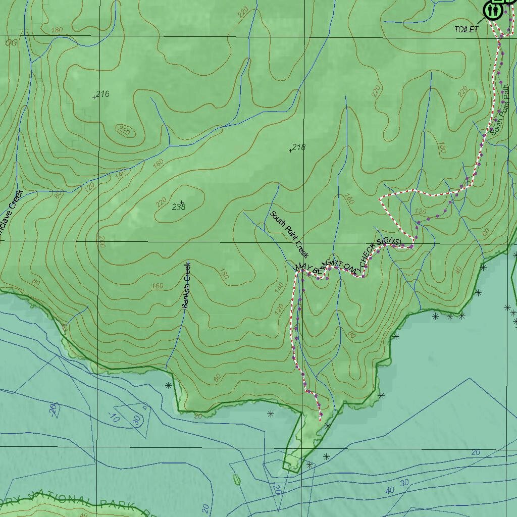 Getlost Map 8119-1 WILSONS PROMONTORY Victoria Topographic Map V16b 1: ...