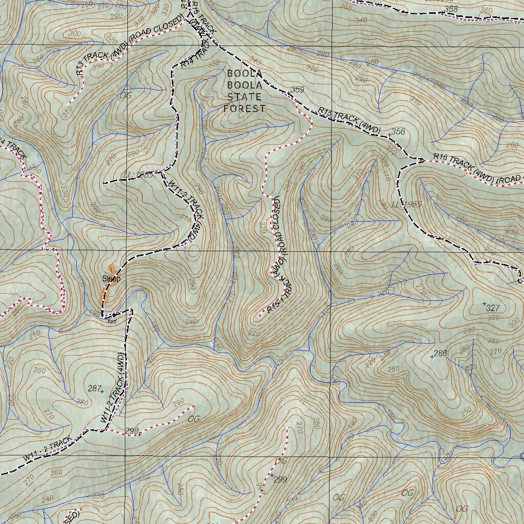 Getlost Map 8121-1 MOE Victoria Topographic Map V16b 1:25,000 by ...