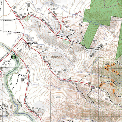 Getlost Maps Getlost Map 8121-2 YINNAR Victoria Topographic Map V16b 1:25,000 digital map