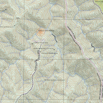 Getlost Maps Getlost Map 8122-1 ABERFELDY Victoria Topographic Map V16b 1:25,000 digital map