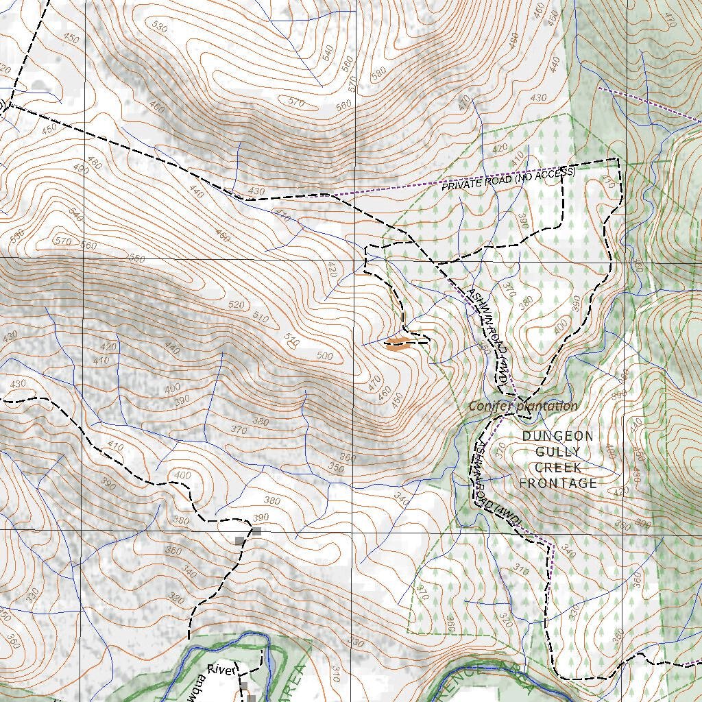 Getlost Map 8123 4 Mansfield Victoria Topographic Map V16b 125000 By Getlost Maps Avenza Maps 7782