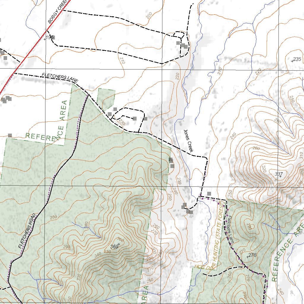 Getlost Map 8124-1 MOYHU Victoria Topographic Map V16b 1:25,000 by ...