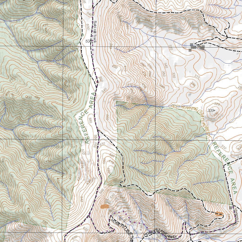 Getlost Map 8124-1 MOYHU Victoria Topographic Map V16b 1:25,000 by ...