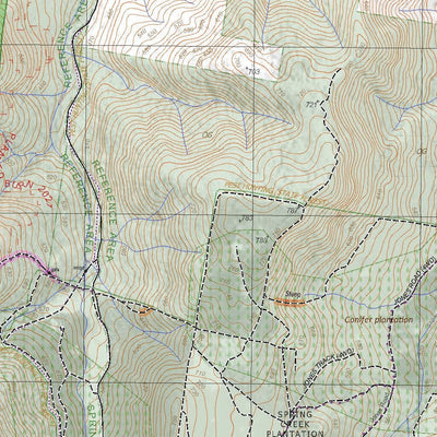 Getlost Maps Getlost Map 8124-3 SAMARIA Victoria Topographic Map V16b 1:25,000 digital map