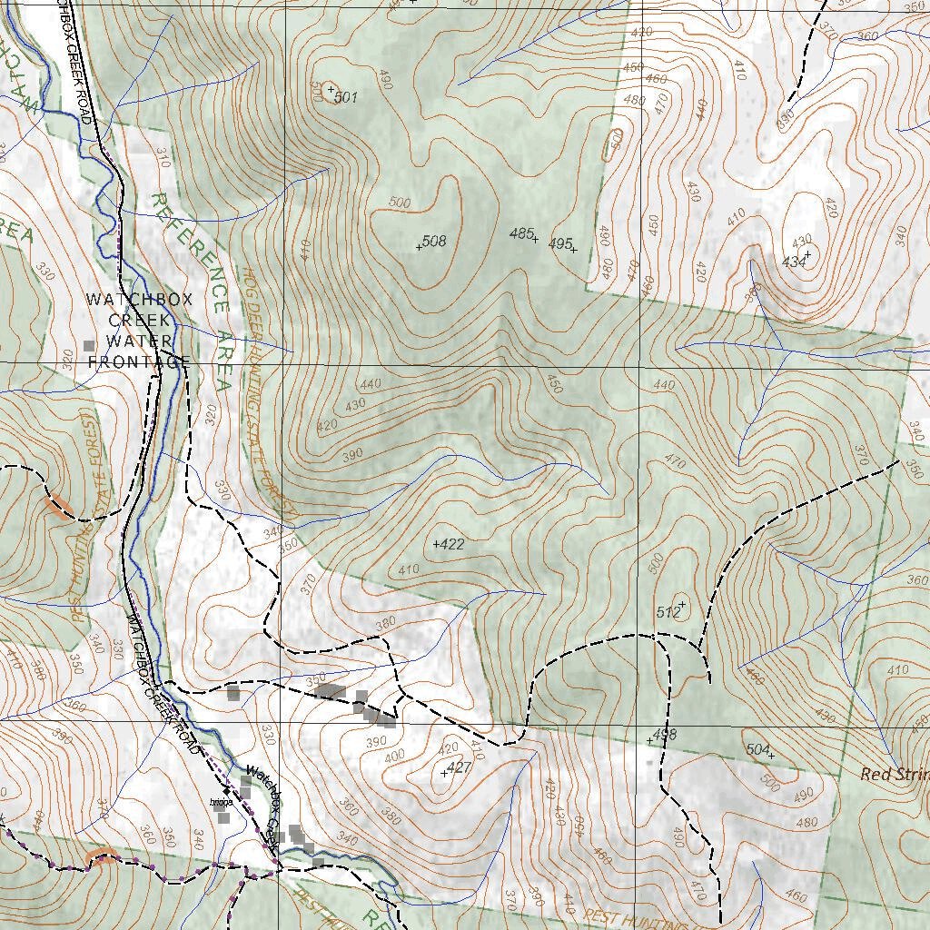 Getlost Map 8124-4 WINTON Victoria Topographic Map V16b 1:25,000 by ...